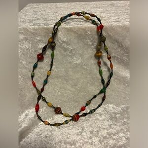 Paper Beads Necklace
